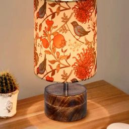 Homesake Red Wood Table Lamp-38