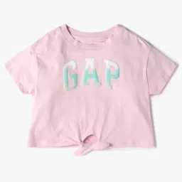 GAP Girls Ltpink Embroidered T-Shirt-image-84