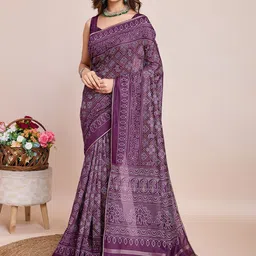 LeeliPeeri Designer Woven Design Bandhani Zari Bandhani Saree-picture-16