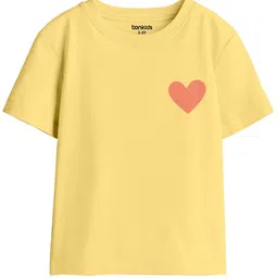 BonOrganik Girls Graphic Printed Cotton Oversized T-shirt-10