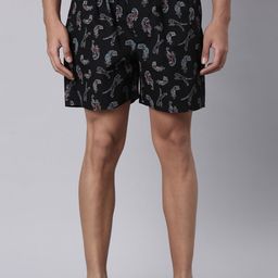 Joven Printed Pure Cotton Side Pocket Boxers 25JB1P-BT-image-35