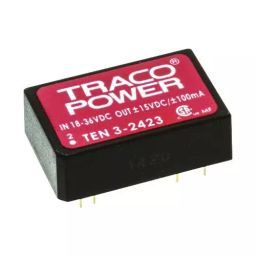 TRACO POWER DC/DC CONVERTER, 2 O/P, 0.125A, 5V, TEN 3-1222-18