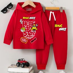 HERE&NOW Boys Printed T-shirt with Trousers-picture-14
