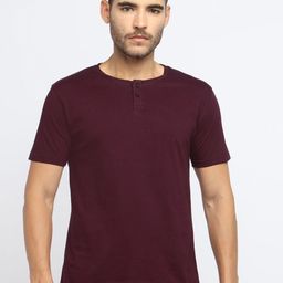 appulse Henley Neck Short Sleeves Cotton Relaxed Fit T-shirt-image-56