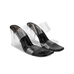 Shoetopia Girls Transparent Block Heel Sandals-19