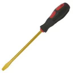 Taparia Aluminium Bronze Non Sparking Slotted Screwdriver, Size 300x10 mm, 260-1032-36