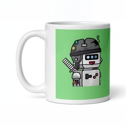 Mr UVD Green & Black Printed Ceramic Glossy Mugs Set of Cups and Mugs-image-47