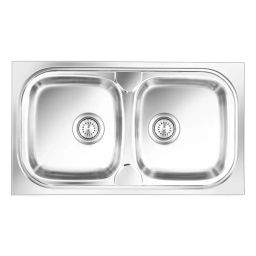 Nirali BG Kitchen Sink Popular Series825x510 mm (32½x20 inch) Satin Finish Stainless Steel, Pride-image-69