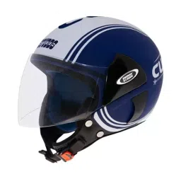 Studds CUB D4 DECOR MATT BLUE (600 mm) X Large Open Face Helmet, D4 MATT BLUE N6-image-76