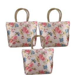 Kuber Industries Floral Printed Structured Shoulder Bag-7