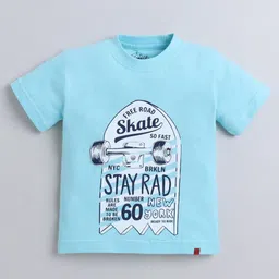 Tiny Toonzzz Boys Typography Printed Applique T-shirt-image-83