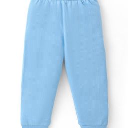 Babyhug Full Length Thermal Bottom Wear Solid Colour - Blue-image-50