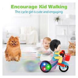 Fiddlerz Musical & Dancing Stunt Bicycle Doll with Bump n Go Action & 4D Lights - Multicolour-20