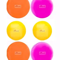HackerX Set Of 6 Textured Sports Cricket Wind Balls-54