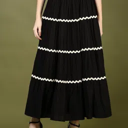 LIMEROAD Flared Maxi Skirt-image-23