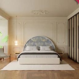 Casagold Phoenix Grey Wood The Luxe Inlay Queen Bed-image-10