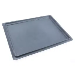 RS PRO Grey PP Storage Box Lid, 400 mm x 300 mm x 19 mm Model No 7259164-2