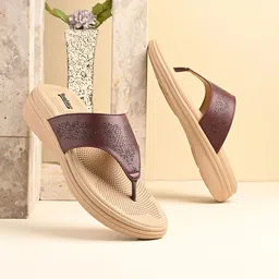 The Roadster Lifestyle Co Women Textured Laser Cut Comfort Open Toe Flats-picture-24