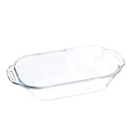 Femora Transparent Borosilicate Glass Loaf Baking Dish (.52 L) - Set of 1-37