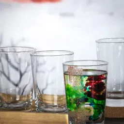 ROXX Transparent Glass Tumbler - Set of 6 (350ml)-image-6