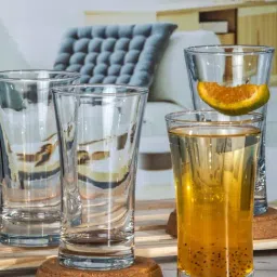 ROXX Transparent Glass Tumbler - Set of 6 (300ml)-image-7