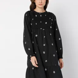 Vero Moda Black Printed Shift Dress-picture-23