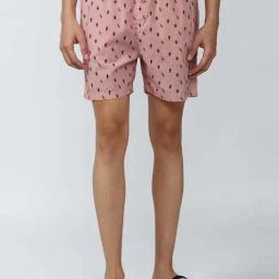 Peter England Pink Cotton Regular Fit Printed Boxers-image-60