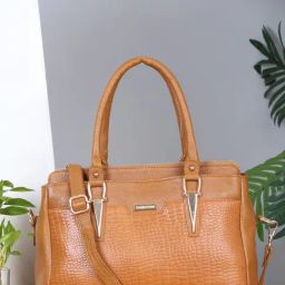 Teakwood Leathers Mango Texture Leather Handheld Bag-image-36