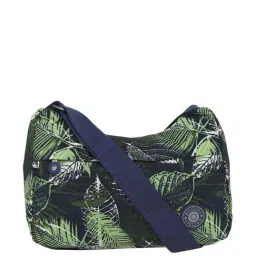 Baomi Blue & Green Printed Medium Cross Body Bag-8