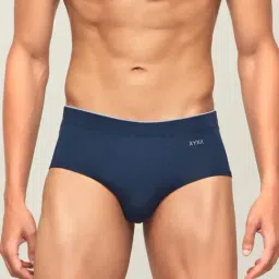 XYXX Navy Regular Fit Briefs-image-75