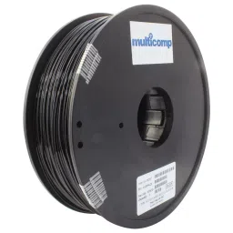 MULTICOMP PRO 3D Printer Filaments 3D PRINTER FILAMENT, PETG, 1.75MM, BLACK, MC011465-14