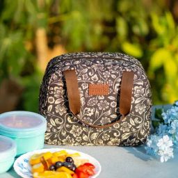 ZOUK Black Printed Lunch Bag-image-17