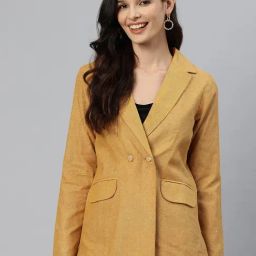 Cottinfab Mustard Blazer-image-23