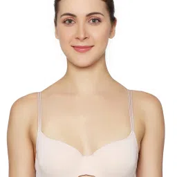 Triumph Beige Half Coverage Push-Up Bra image 1