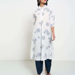 Rangmanch by Pantaloons White Printed Kurtas-image-52