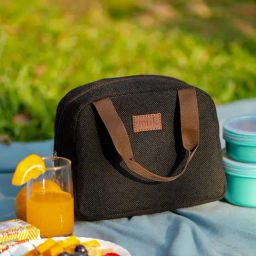 ZOUK Jet Black Printed Lunch Bag-image-62