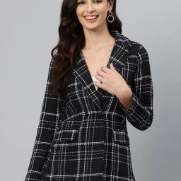 Cottinfab Black Check Blazer-picture-15