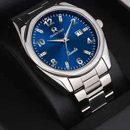 SWADESI STUFF Men Round Dial Analogue Watch BOSS BLUE-picture-11