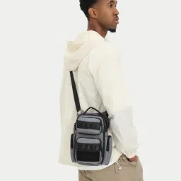 OZUKO Grey METROHAUL Cross Body Bag-picture-41