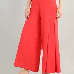 Aurelia Red Regular Fit Palazzo image 3