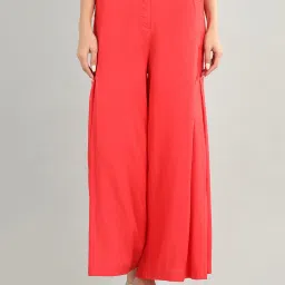 Aurelia Red Regular Fit Palazzo image 1