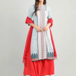 Aurelia Red Regular Fit Palazzo image 5