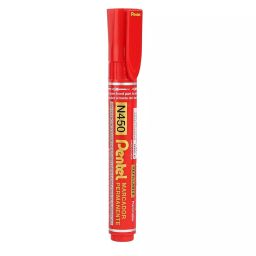 Pentel Ball Point Type Permanent Marker Plastic Red for Home, School & Office Use, N450-image-93