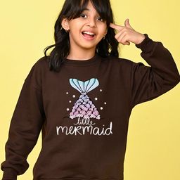NUSYL Girls Printed Oversized Sweatshirt-image-55