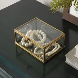 NILAAY Gold-Toned Set of 1 Regular Jewellery Organiser Organisers-130