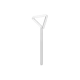 Biohall Triangular Shape Clear Glass Spreader, BLS.GS.03 (Pack of 10)-0