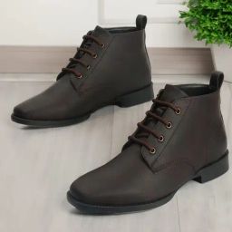 Elle Women's Brown Derby Boots-image-42