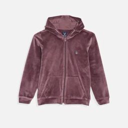 Allen Solly Kids Purple Regular Fit Hoodie-image-73