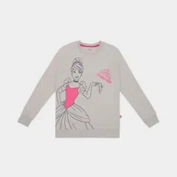 Bodycare Girls Light Grey Printed Full Sleeves Sweatshirt-image-42
