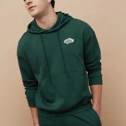 Kappa Green Regular Fit Hooded Sweatshirt-image-58
